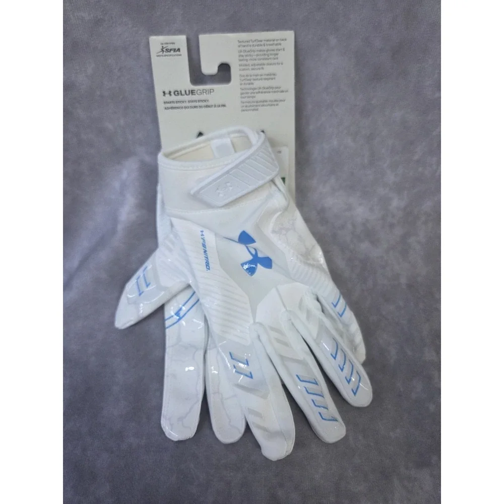 UNDER ARMOUR '‎ F9 NITRO FOOTBALL GLOVES GLUEGRIP Size Small  LIMITED EDITION